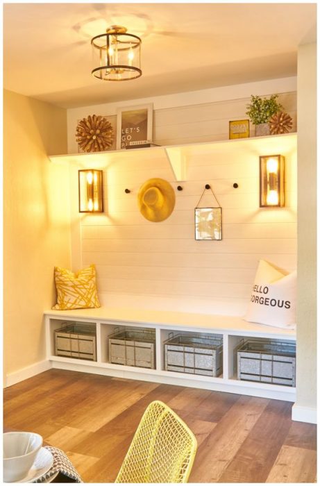 Best 15+ Modern Entryway Ideas With Bench | Jessica Paster