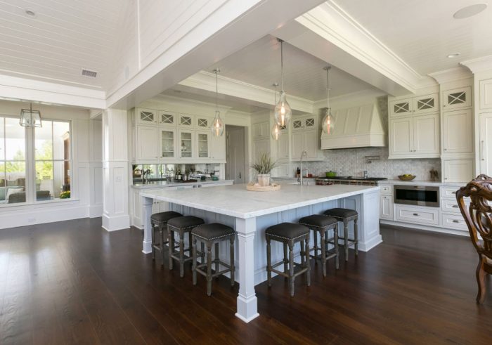 size of kitchen island with seating Different island shapes for kitchen