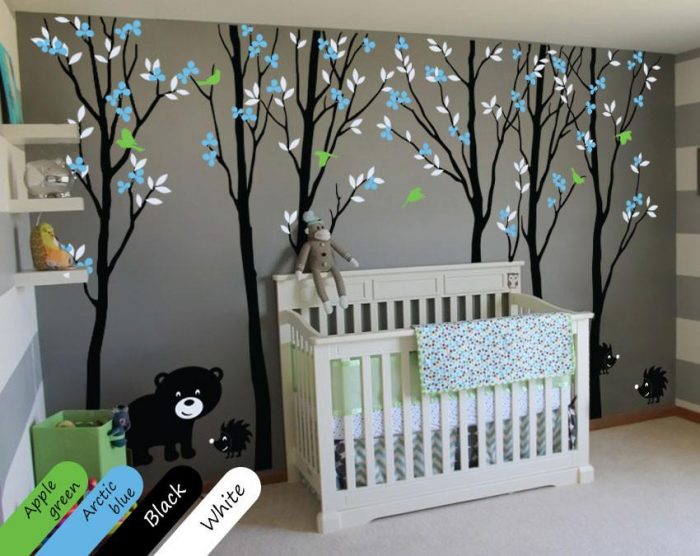 Forest-Themed Baby Boy Nursery