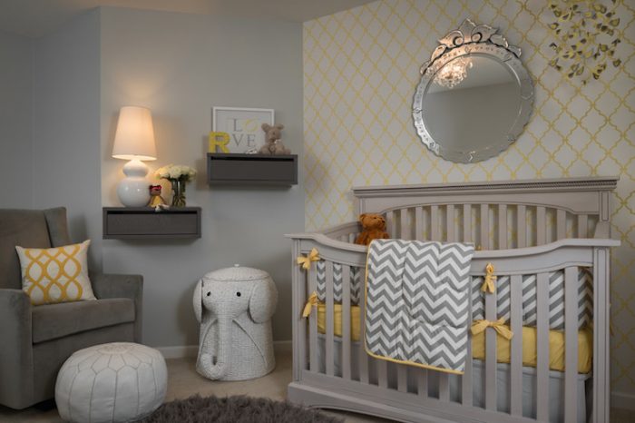 baby boy room ideas gray and yellow