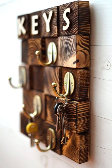 key ring wall holder