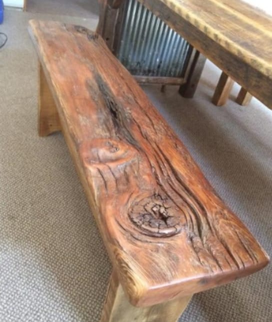 barn wood bench ideas