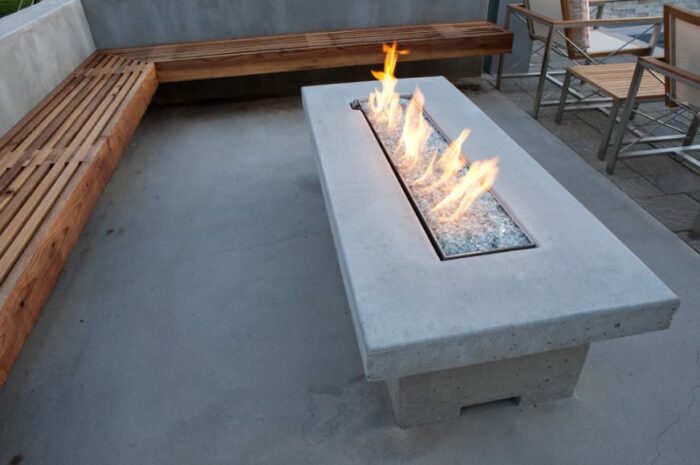 fire pit benches ideas
