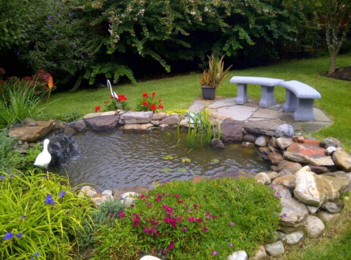 Pond Bench Ideas