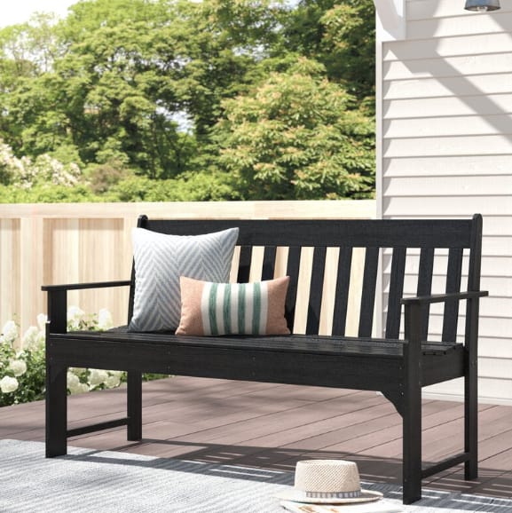 outdoor bench area ideas