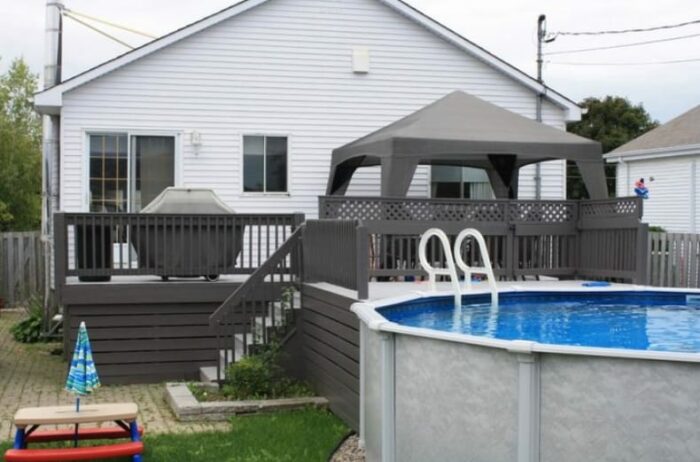 Modern Outdoor pool Deck Skirting 