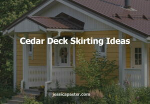 Best Cedar Deck Skirting Ideas