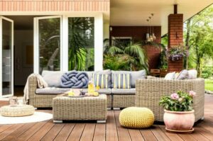 Garden Furniture For The Terrace Lawn