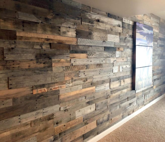 Barnwood drywall