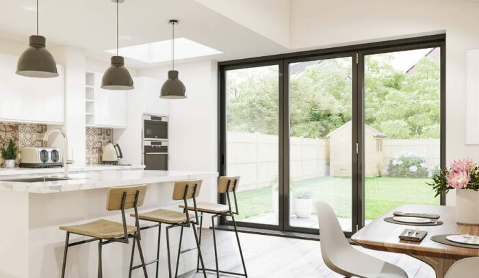 Bi-fold doors interior