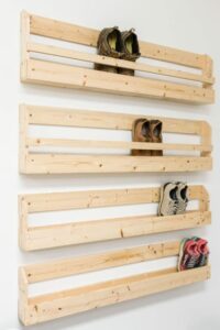 DIY wood rack