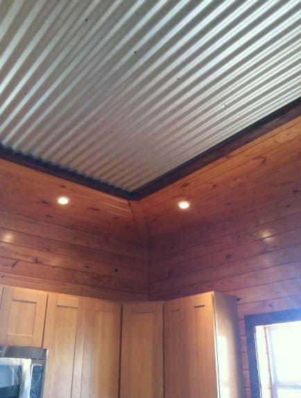 Corrugated Metal Ceiling