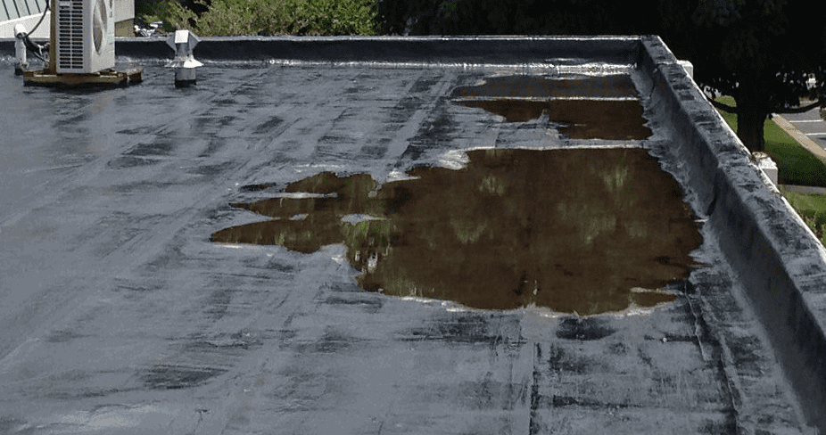 Maintain proper roof drainage