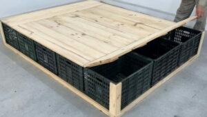 Milk Crate Bed Base