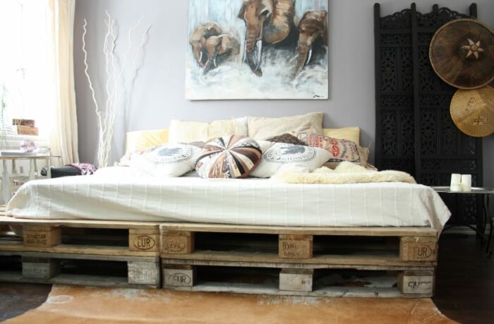 Wood Pallet Bed Base