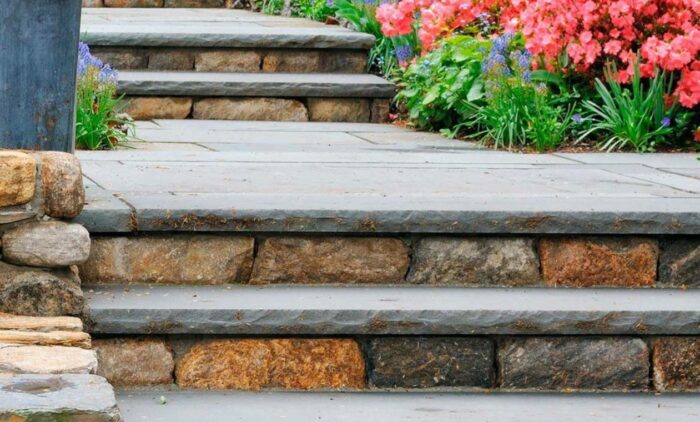 How to build natural stone steps