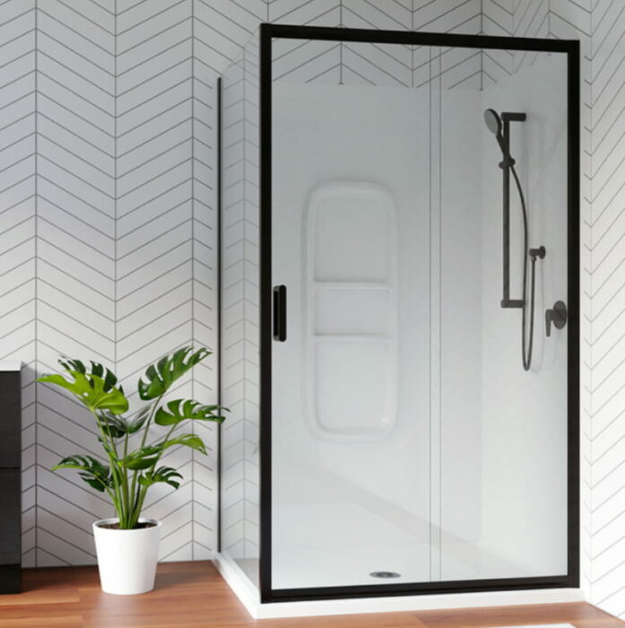 alternatives to glass shower doors