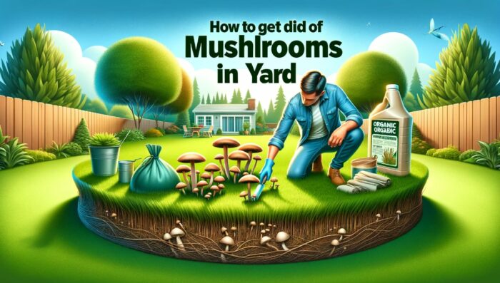 How to get rid of mushrooms in yard